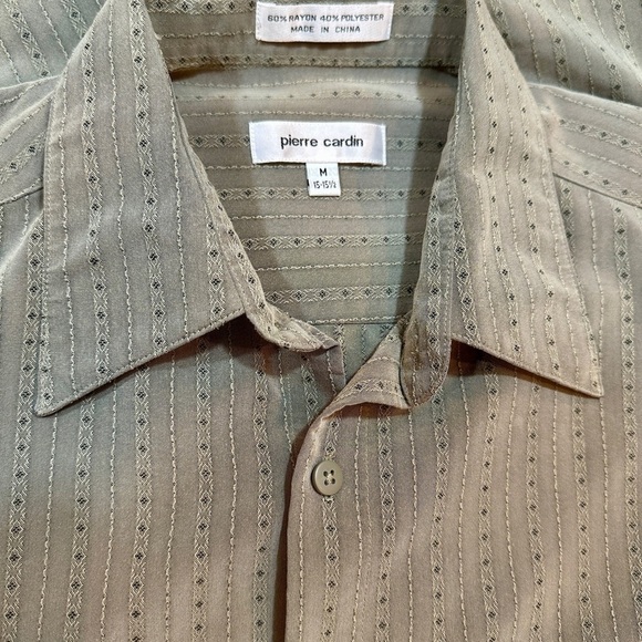 PIERRE CARDIN, MENS, LONG SLEEVE, CASUAL SHIRTS. SET/2. SIZE M - Picture 7 of 7